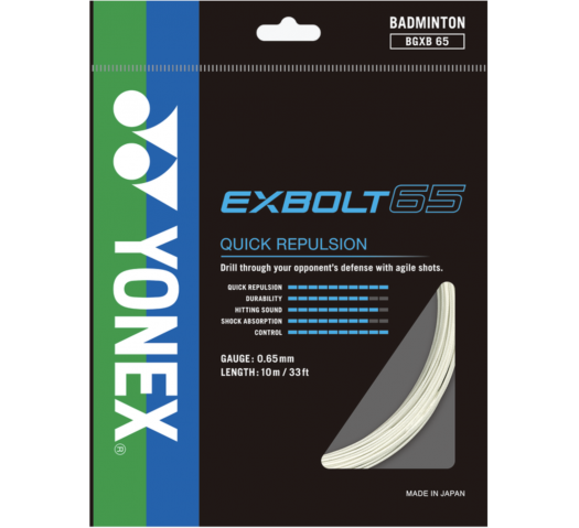 YONEX EXBOLT 65 0.65mm/10M Set